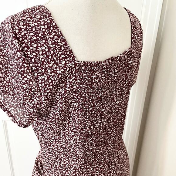 Abercrombie & Fitch Faux Wrap Midi Dress - Picture 5 of 7